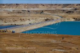 Image du Maroc Professionnelle de  Barrage de Laayoune sur la Sakia Al Hamra près de Laayoune 25 Mars 2006. (Photo / Abdeljalil Bounhar)

 